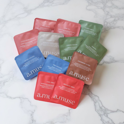 Discovery Tea Set – 16 Premium Tea Bag Sachets | A.muse Tea – A