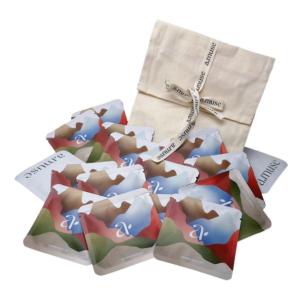 **SECRET SANTA XMAS GIFTING** Caffeine-free Tea Duo Set - 16 Premium Tea Sachets | Artisanal Tea | Sustainable