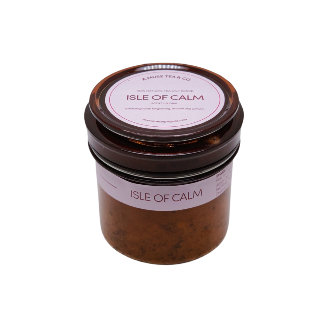 100% Natural Tea Salt Scrub - Isle of Calm